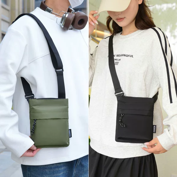 Japanese Ins New Casual Color Matching Shoulder Crossbody Bag Unisex Mobile Phone Bag Korean All-match Sports Small Bag