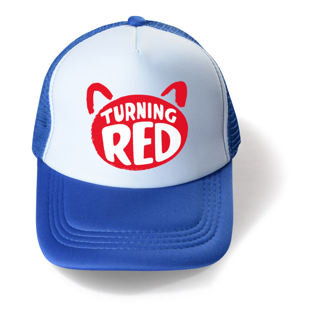 Turning Red Baseball Caps Boys girls Snapback Hip Hop Hat Summer Fashion Cartoon Breathable Mesh Sun Gorras Unisex Streetwear ergo baby accessories