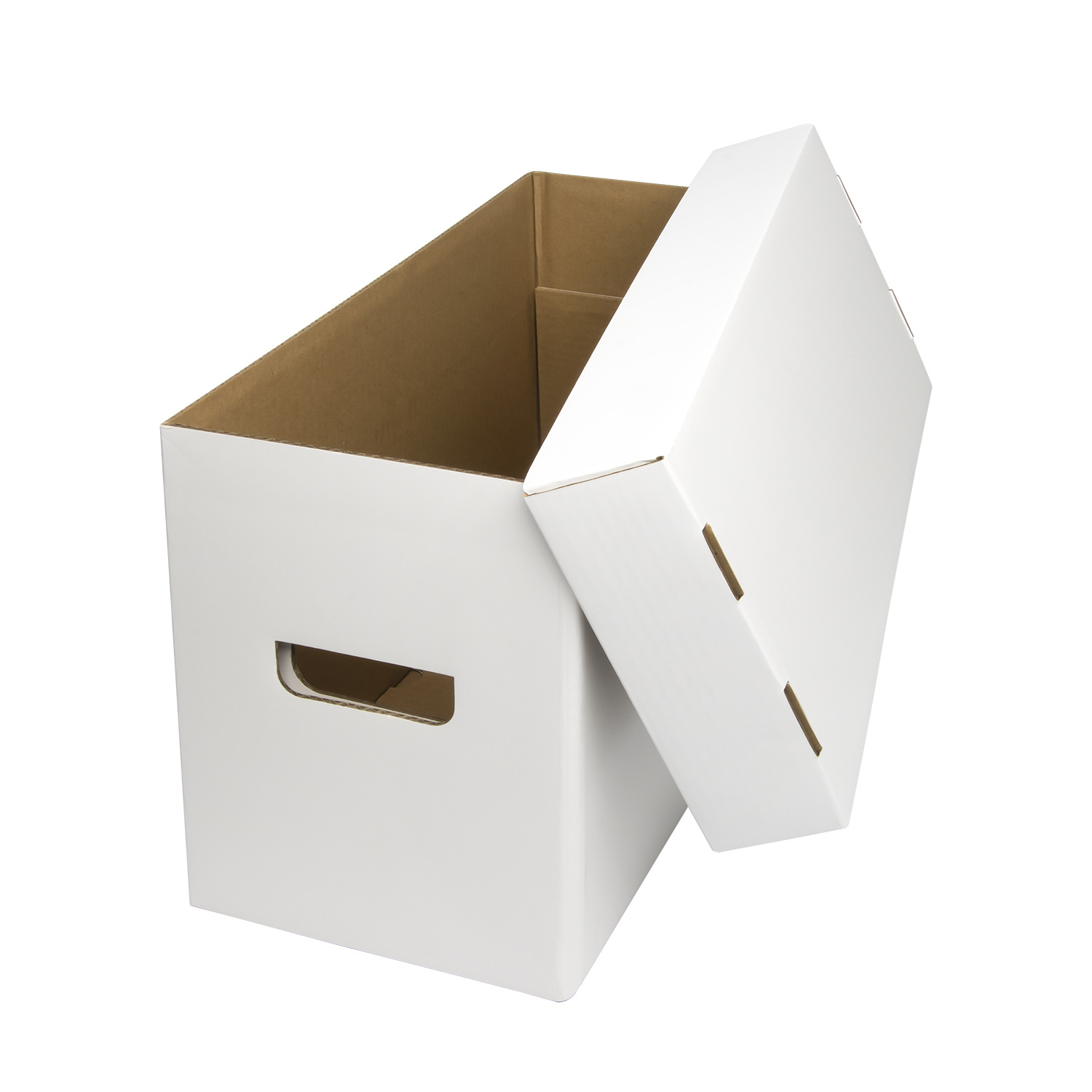 Caja de papel de cartón de almacenamiento de dibujos animados caja de almacenamiento de libros grandes con tapa caja de papel de revista caja de almacenamiento de piel de vaca al por mayor