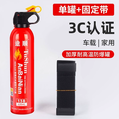 Equipment for Private Cars, Vehicle fire extinguisher - single-can-securing-strap