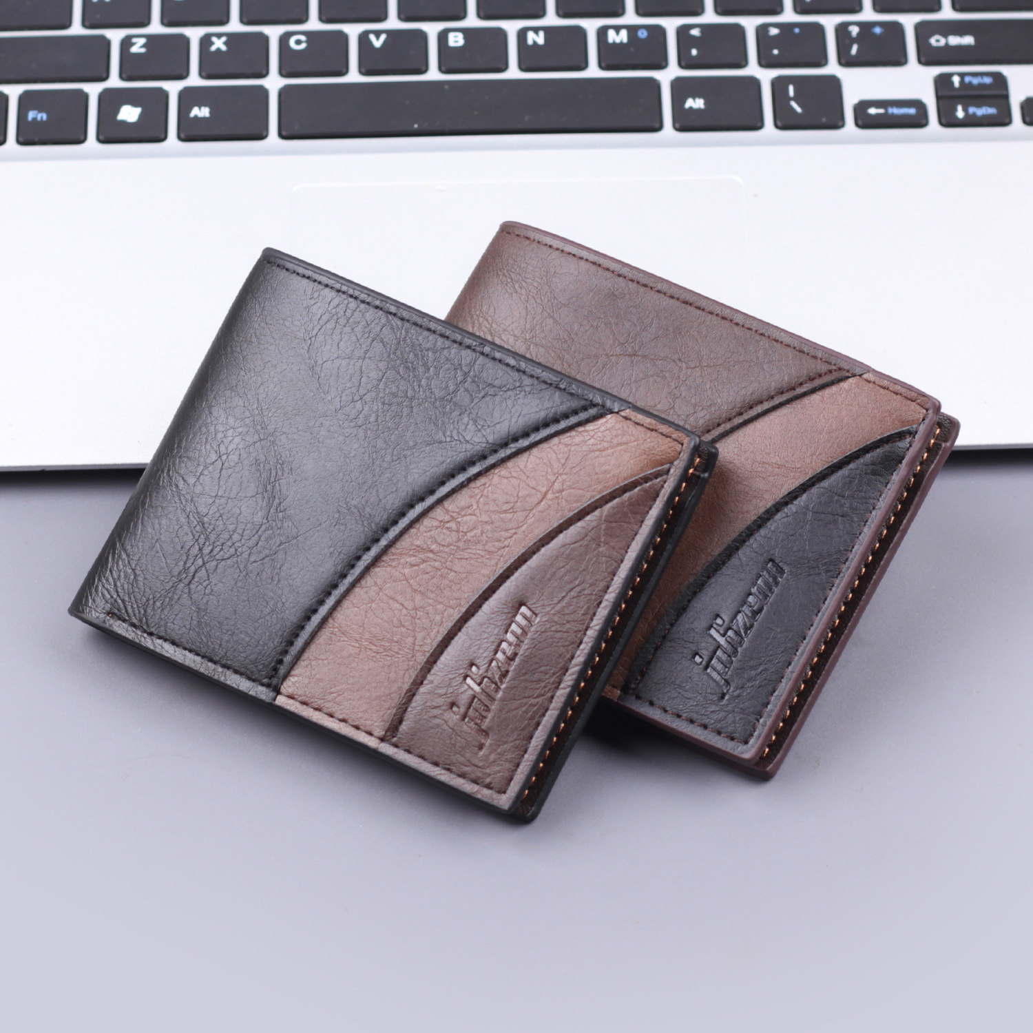 Cartera para hombres 2025 nueva cartera corta cartera de tarjetas en una cartera simple transfronteriza multi-tarjeta cartera hombre