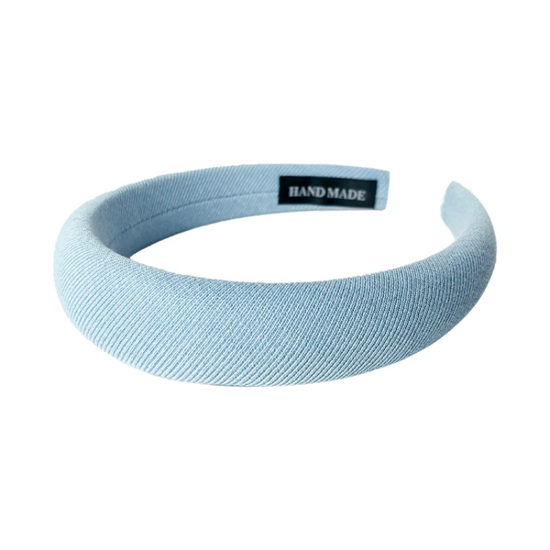 Diadema coreana con esponja, diadema de corona alta con borde ancho, pinza para el pelo para mujer, estilo nuevo de verano 2025, accesorio para el cabello para salir