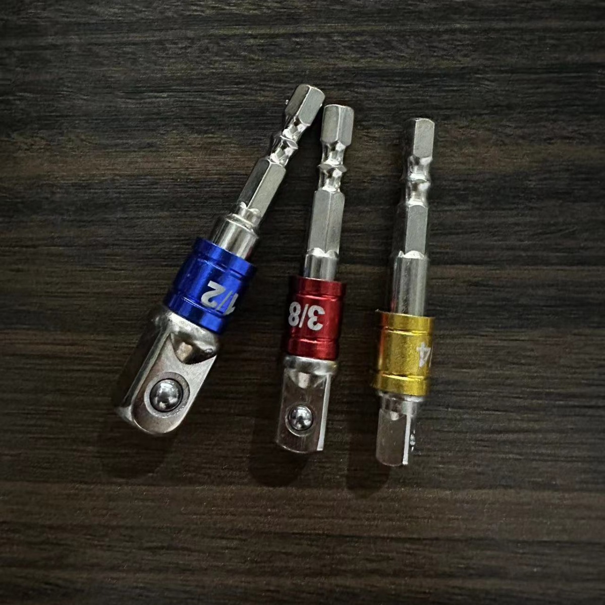 六角转四方接杆电钻转换接头手电钻套筒连接杆多功能套筒转换头电