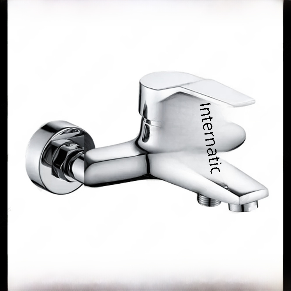 Copper shower faucet hot and cold water two-connection shower faucet concealed shower switch solar water heater cross-border export 4