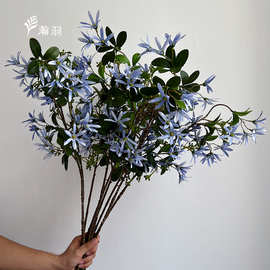 单支木兰花仿真花风车茉莉干里香七里香婚庆装饰花丁香花道具假花