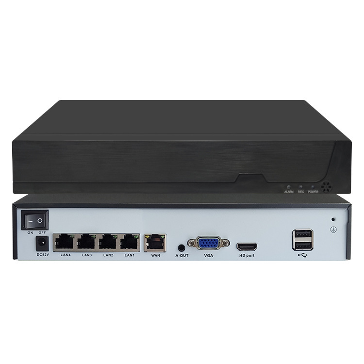Xiongmai 4CH/8CH POE Sabit Disk CCTV Ağ Sunucusu 4K Gözetim Kamera Sistemi