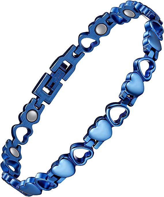 2 STK. geformtes, vollmagnetisches Pfirsichherz, einfaches und modisches verstellbares Armband_voghion.com