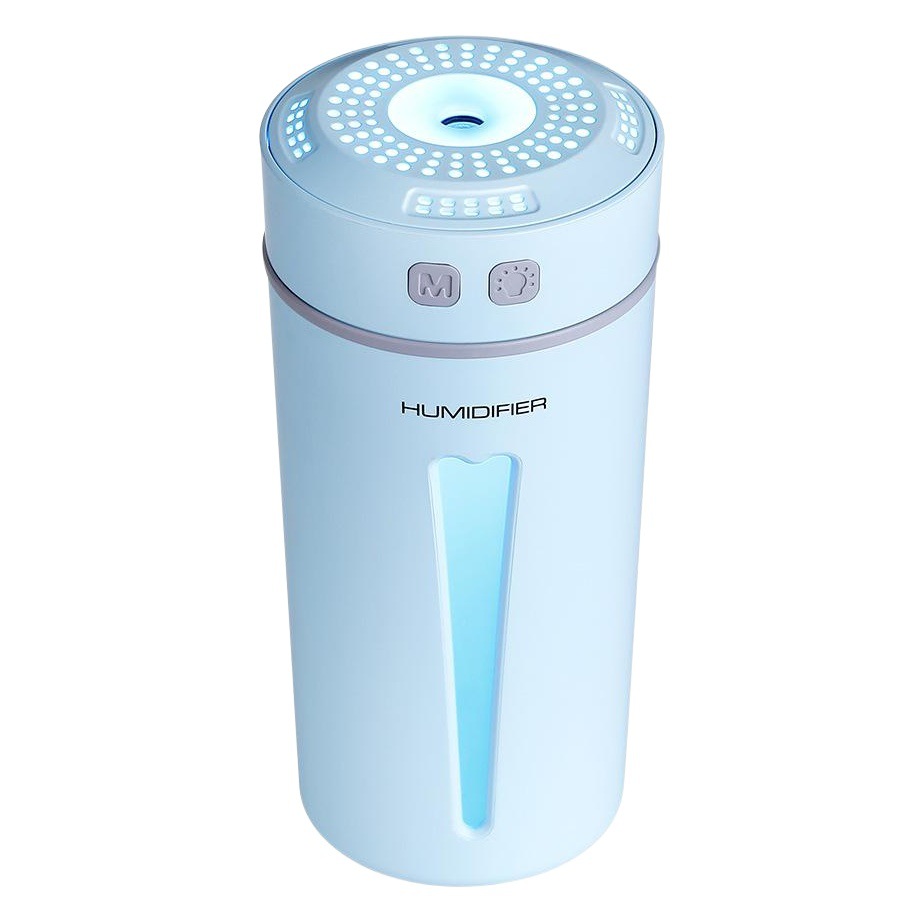 Nueva taza feliz humidificador de carga USB mini escritorio Oficina spray noche luz coche purificador aire