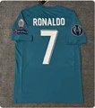 1718 real madrid erke customized no. 7 + champions league armband