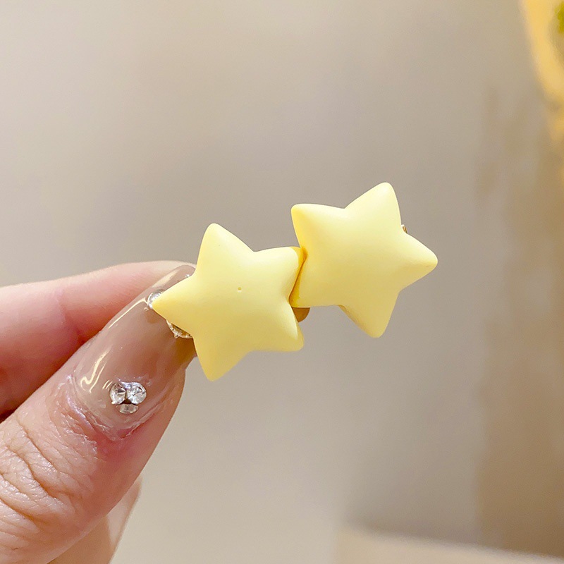 La nueva horquilla de dopamina rosa, la horquilla de flequillo lateral de alta calidad, los accesorios para el cabello de principios de primavera dulces y lindos, la pinza lateral de todo fósforo