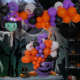 Set de globos de látex para decoración de fiestas de Halloween transfronterizas: esqueleto, calabaza, fantasma, festival