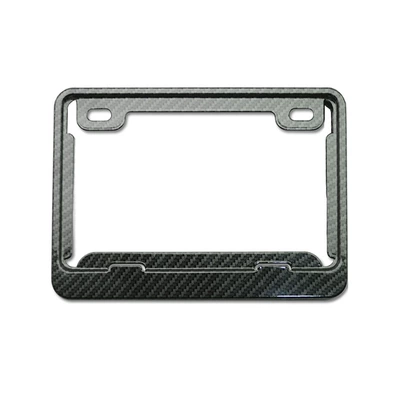Manufacturers supply motorcycle frame License plate holder/license plate holder - carbon-pattern-hollow