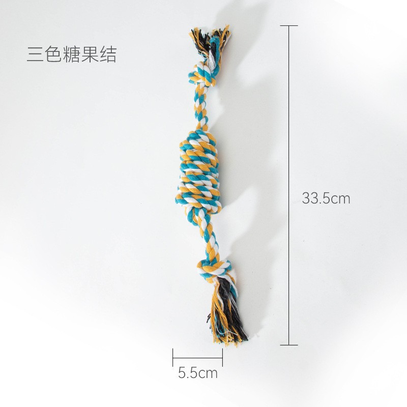 Molares de perro juguete cuerda mordedura cuerda de algodón mediano y pequeño perro entrenamiento 11 piezas conjunto interactivo mordedura resistente mascotas suministros