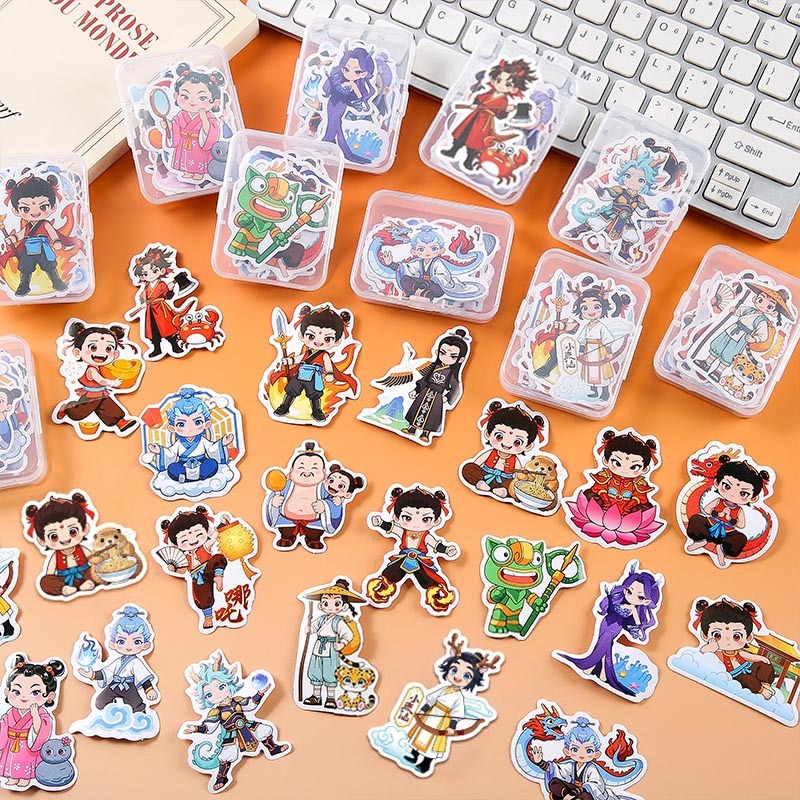 漫画の箱の奨励シールの創意的な趣味の文字は幼稚園の小学生を貼ってシールのプレゼントを励まします。|undefined