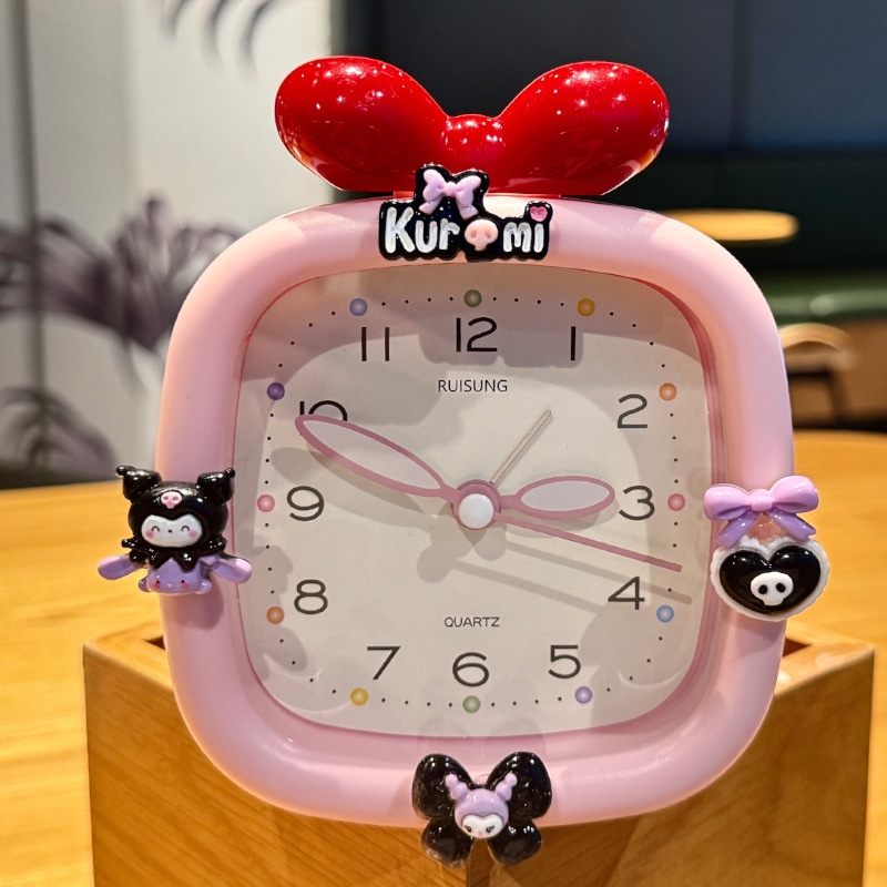 2025 nuevo lindo reloj de despertador especial para estudiantes despertar artefactos del dormitorio de niños silencioso tiempo de caminata reloj de escritorio