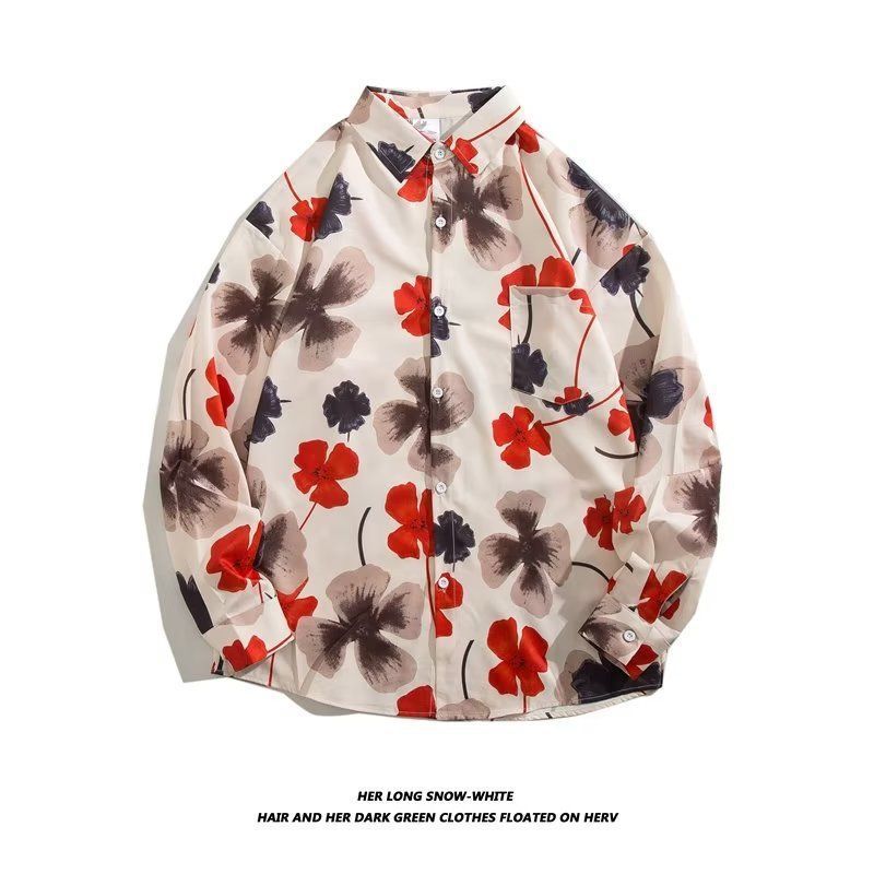 Women's Blouse Long Sleeve Blouses Vintage Style Flower display picture 1