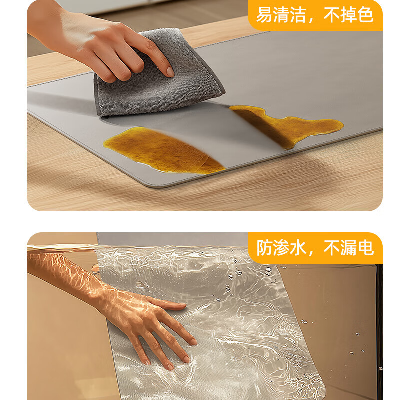 Chigao calentamiento mouse mat grande calentamiento mesa caliente computadora de escritorio de oficina juegos de tareas calentadores mat