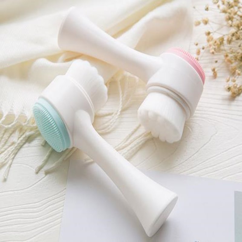 Silicone Washing Brush Hand-cleaning Brush Cleansing Cleans Double Massage Brush display picture 4