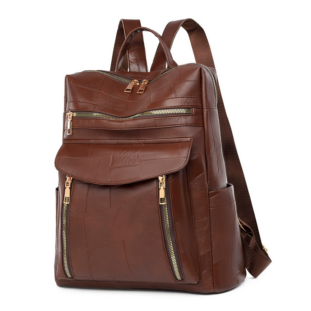 Backpack, shoulder bag, capacious school bag, simple and elegant design, high-quality style