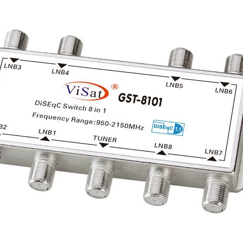 Четырехрезный переключатель DiSEQC SWITCH 4*1 переключатель четыре в один