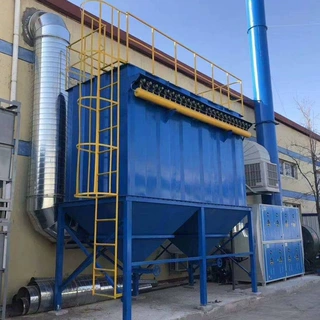 定制脉冲布袋除尘器石料工厂粉尘收集工业除尘器旋风滤筒除尘设备