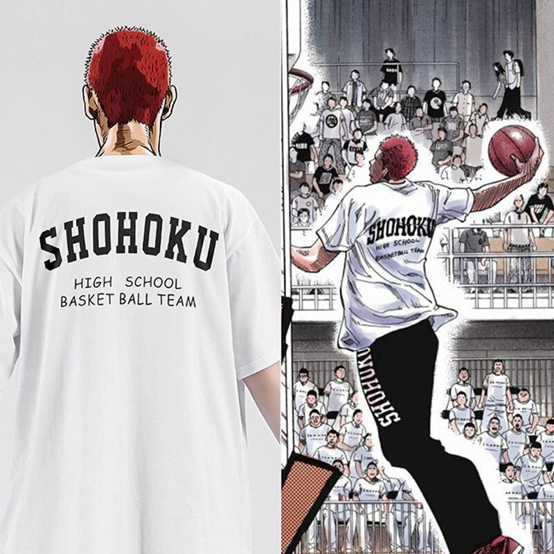 Xiangbei Team Slam Dunk Master T-shirt Short-sleeved Male Sakuragi Flower Road Same Style Peripheral Training Suit Mitsui Shou Sports Basketball