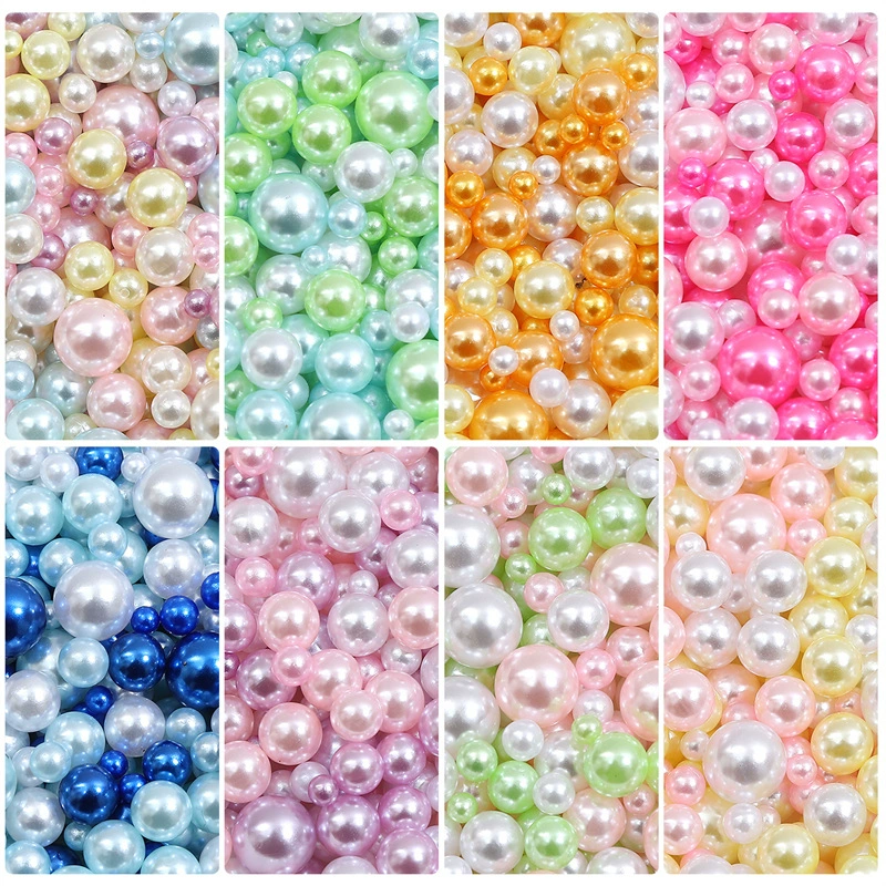 Pack, round beads from pearl handmade, accessories, makeup box