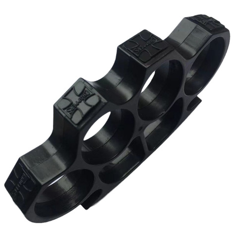 Zinc alloy finger tiger four-finger boxing gloves legal self-defense broken window fighting supplies ring ring fiberglass hand support