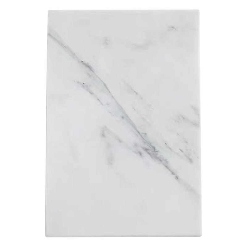 Nórdico ins estilo mármol natural bandeja hogar Mesa almacenamiento bandeja de almacenamiento de alimentos rectangular bandeja de almacenamiento de baño