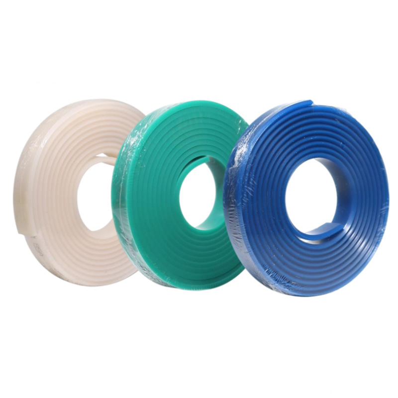 丝印刮胶胶条耐水油耐磨聚氨酯胶条多色可选平刮尖刮pu刮胶条批发