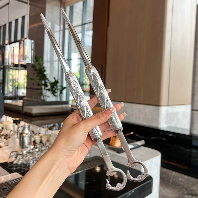 Heyu 304 многоразовый пищевой зажим для открывания бутылок пива зажим для барбекю Креативный длинный зажим