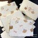 Cute cream bear flying machine box high color value material packaging box gift box thickened square box evaluation
