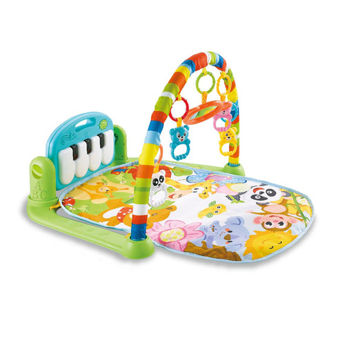 Baby Music Pedal Fitness Stand Newborn 0-1 Year Old Baby Piano Mat Lighting Game Carpet Toy