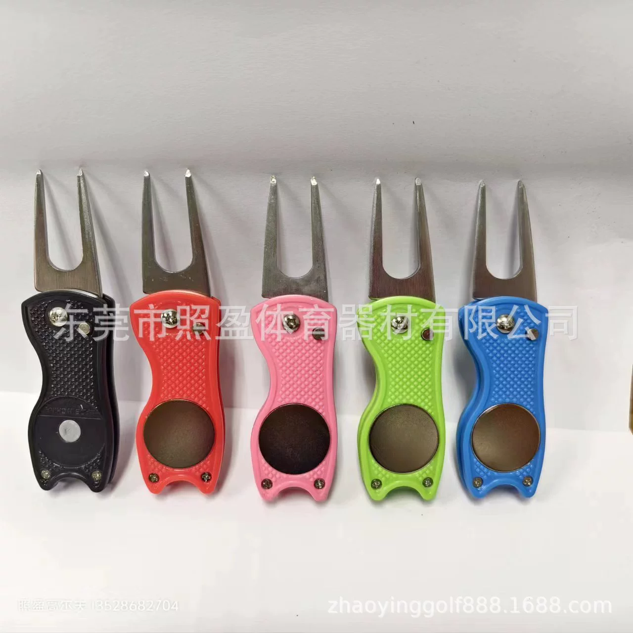 Spot Golf Металлическая вилка, шаровая вилка, складная вилка Golf вилка пластиковая вилка
