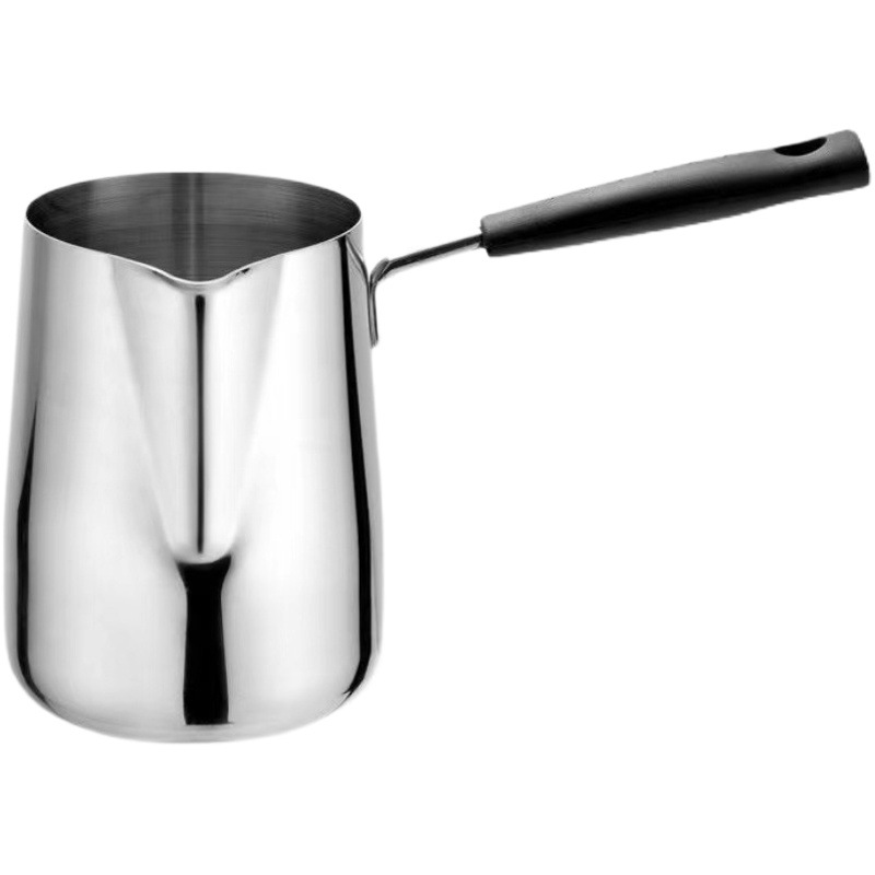 304 stainless steel long handle coffee cup Hot Milk Cup Garland Cup Milk Cup mini oil pan hot oil hot milk artifact