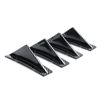 rear spoiler carbon fiber pattern: Spoiler - b-curved-surface-carbon-fiber-color-4-pack