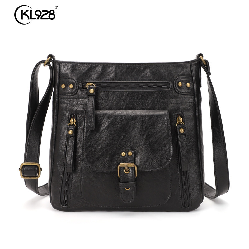 Amazon bags vertical women's bag fashion shoulder bag European and American retro small square bag leisure travel messenger bag Amazon bags vertical women's bag fashion shoulder bag European and American retro small square bag leisure travel messenger bag