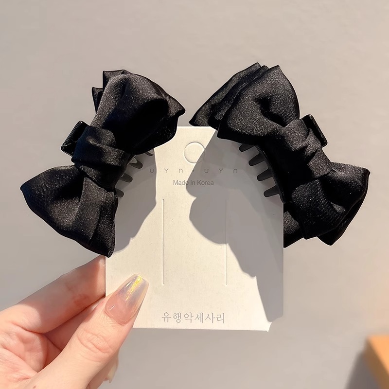 Elf Ear Black Bow 1 par.
