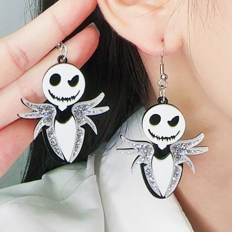 (Cross-border trading), acrylic earrings solar-powered, halloween