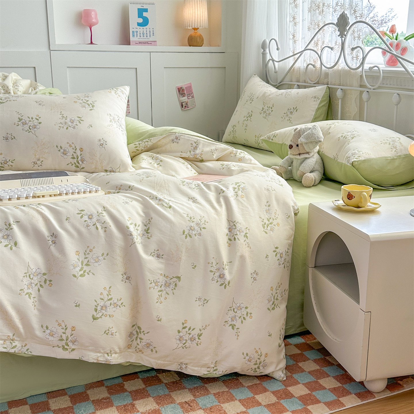 Cama de algodón 100% algodón puede dormir desnudo casa doble colcha cubierta de cuatro estaciones universal 2025 nuevo