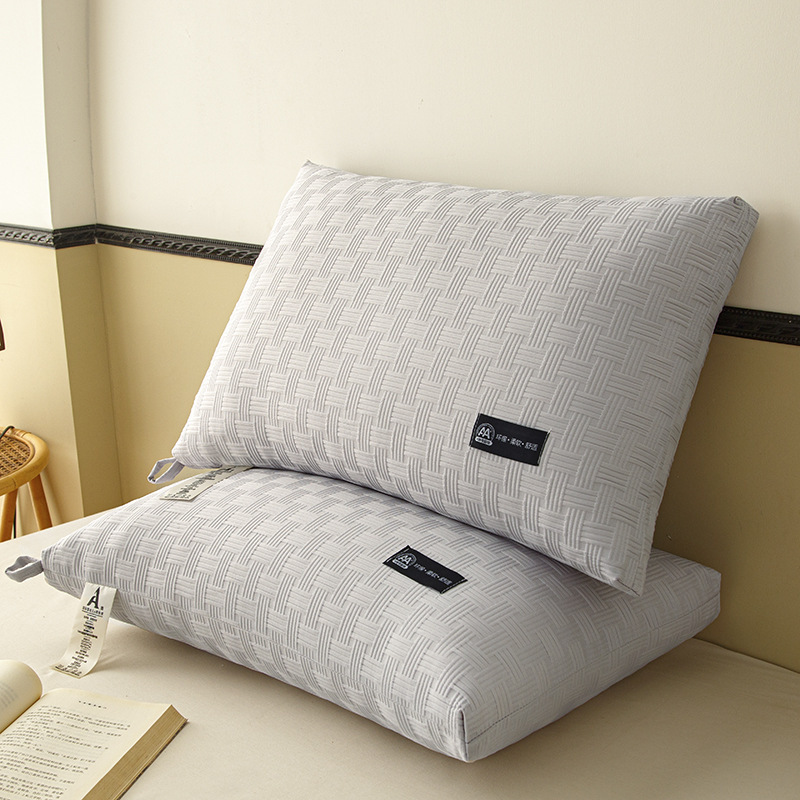 批发枕头五星酒店枕芯家用宿舍学生pillow成人专用加厚护颈高枕头|undefined