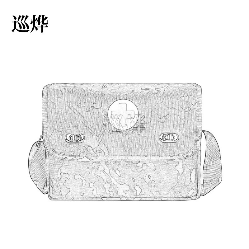 Камуфляжная аптечка для одного человека, пустая сумка для оказания первой помощи, боевая готовность, аварийно-спасательная, портативная сумка через плечо