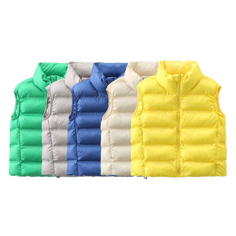 Manufacturer's Ready-Made Foreign Trade Women's Clothing Wholesale 2025 New Multi-Color Outer Fashion Retro down Vest Vest