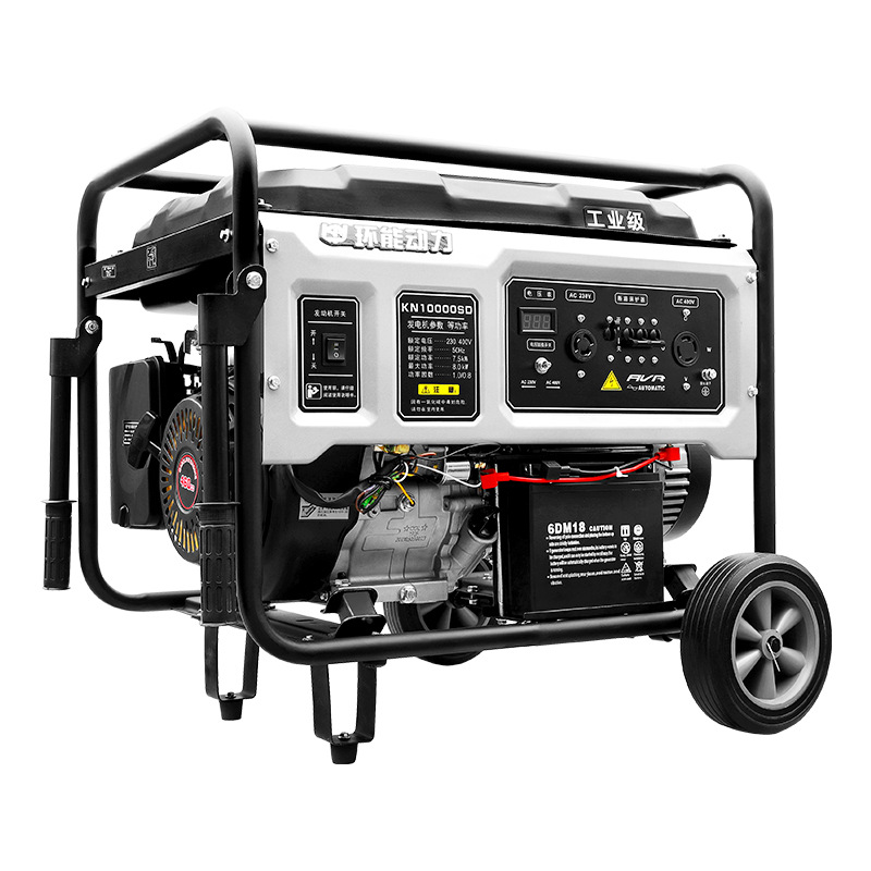 Generador portátil pequeño para uso doméstico de 3KW 5KW 6.5KW 8KW 10KW, grupo electrógeno industrial de gasolina para exteriores.