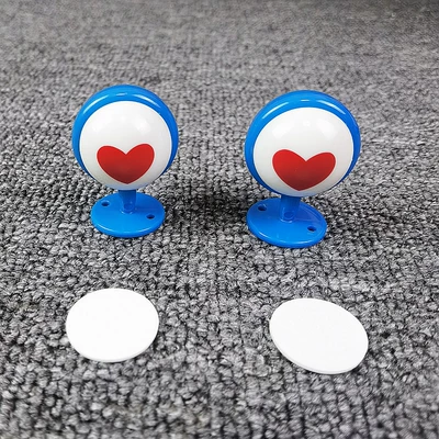 Bear Ear Decorations Cute, Motorcycle wheel hub - blue-a-pair-of-loving-eyes