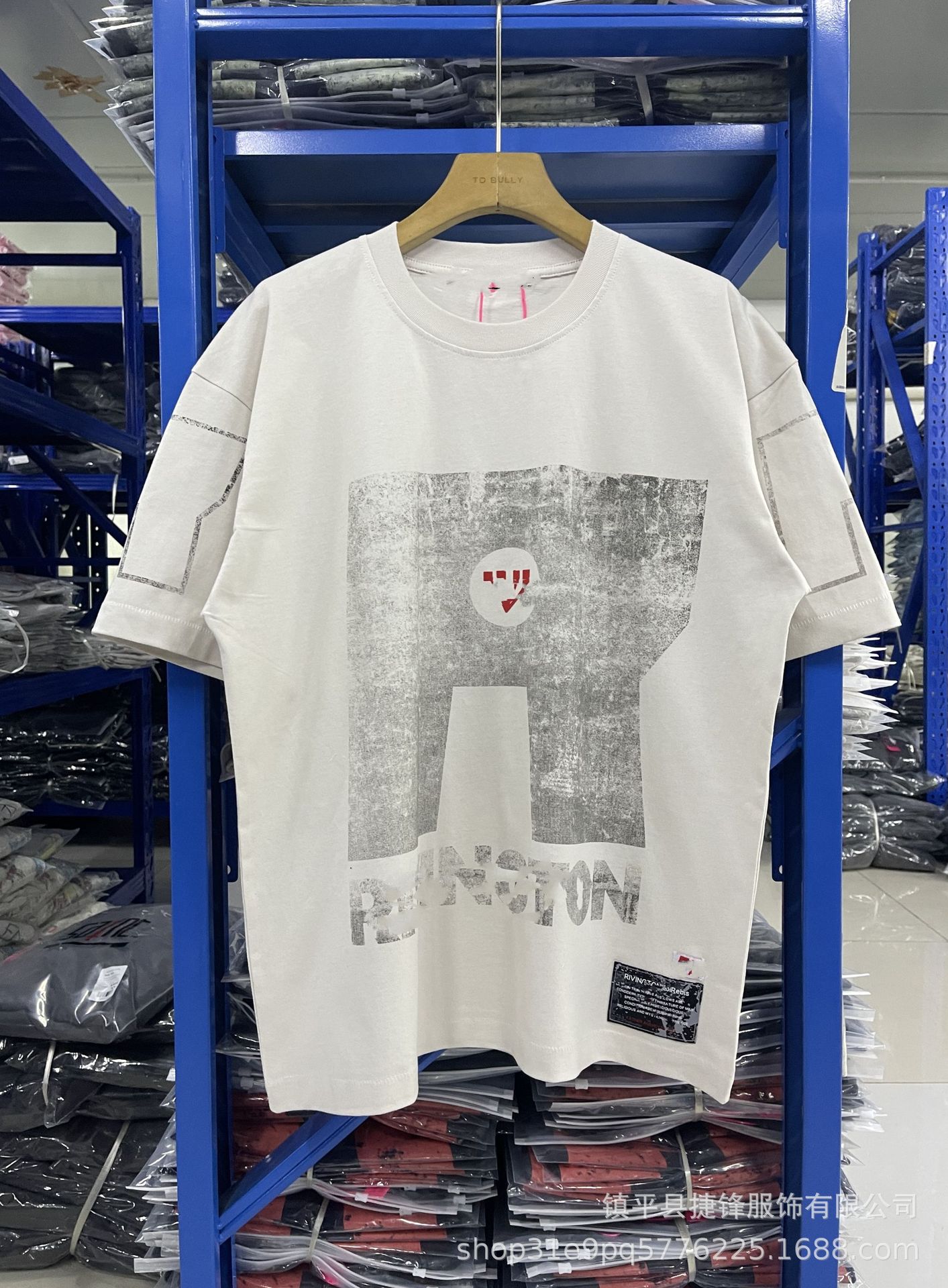 クロスボーダーの新型欧米のファッションブランドのレトロな水洗いは古い落書きをします。