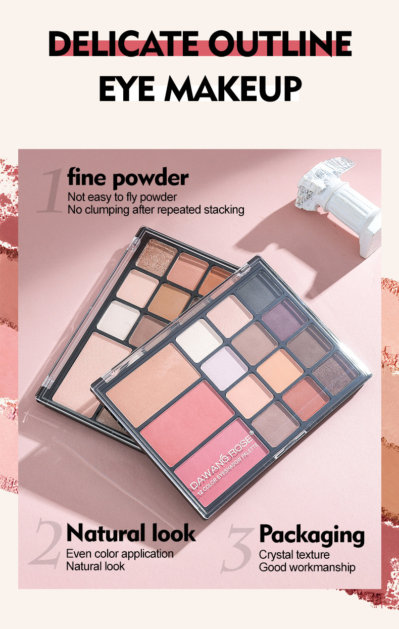 Beauty Earth Tone Eyeshadow Palette Multi Purpose Makeup Aegyo Sal Cosmetics_voghion.com