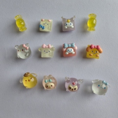 適配洞洞鞋鞋花 運動鞋鞋扣 三麗鷗卡通夜光可愛胖嘟嘟diy鞋花