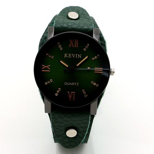 Rhinestone women's watch European and American women's retro belt watch versatile quartz watch fashion trend foreign trade women's watch