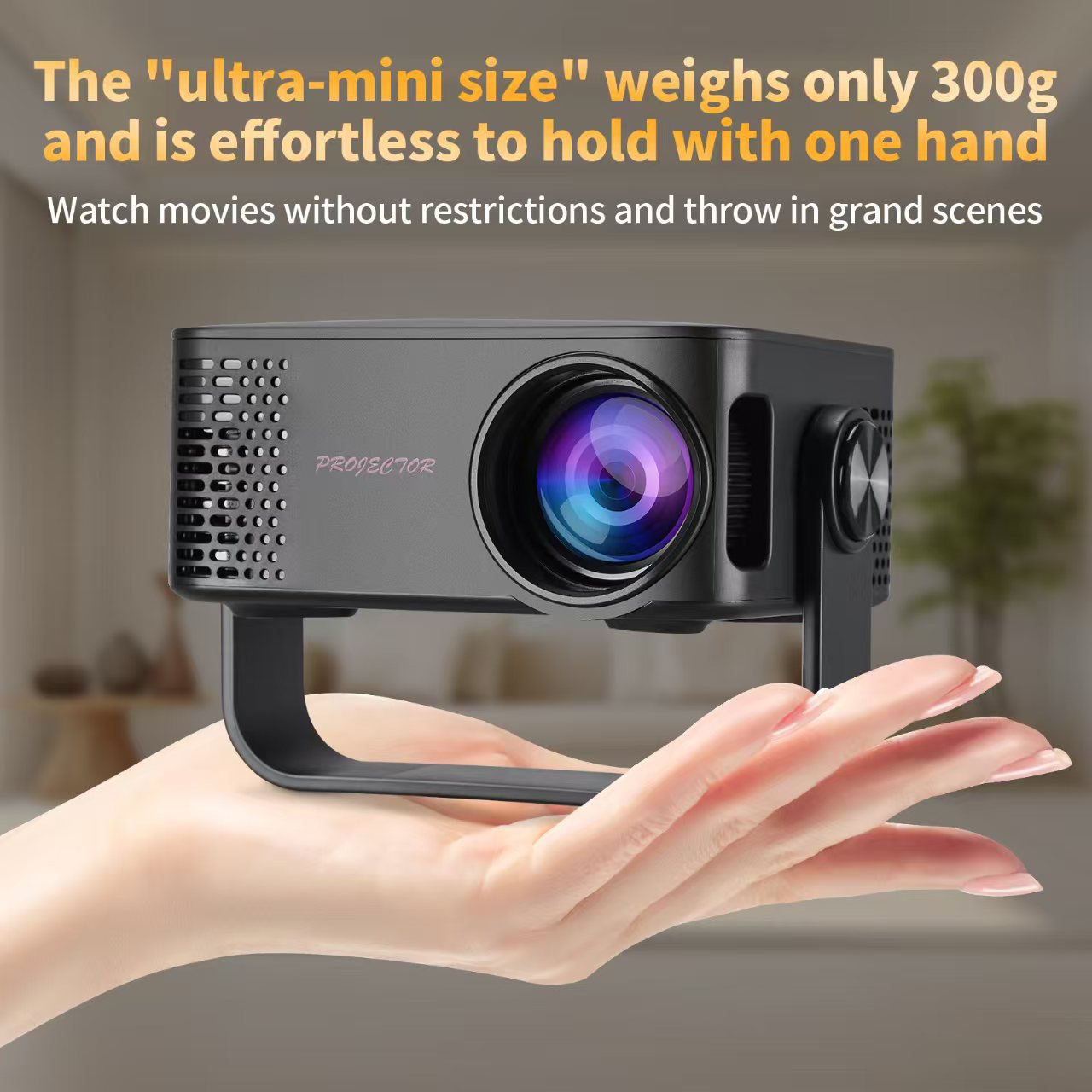 Cross-Border New Product M60 Home-Use Micro Portable Mini Projector High-Definition Home Wireless Small Mobile Phone Projector